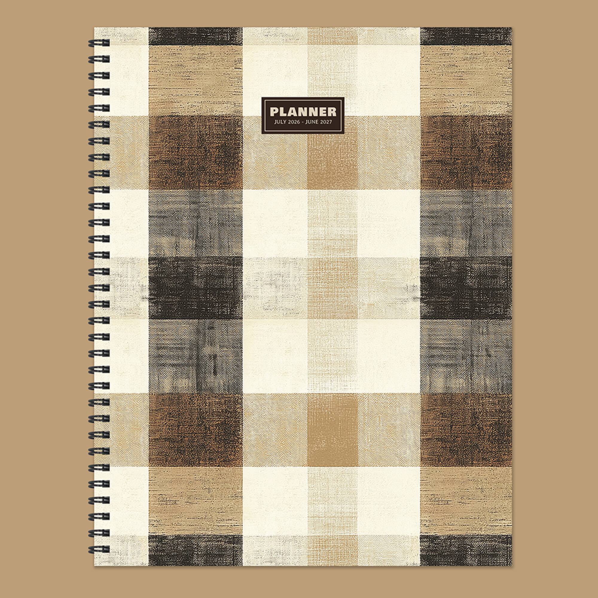 TF Publishing Large Checkered Cowboy Weekly Monthly Planner